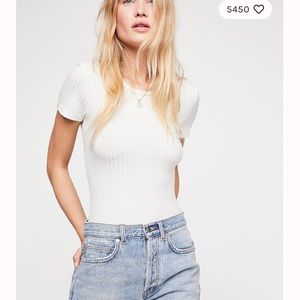 Baby Rib Tee by free people xs